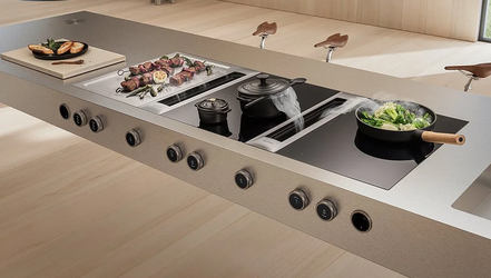 Modular vented hob system