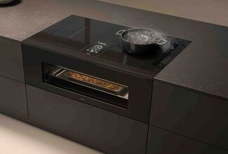 Three in one hob oven extractor